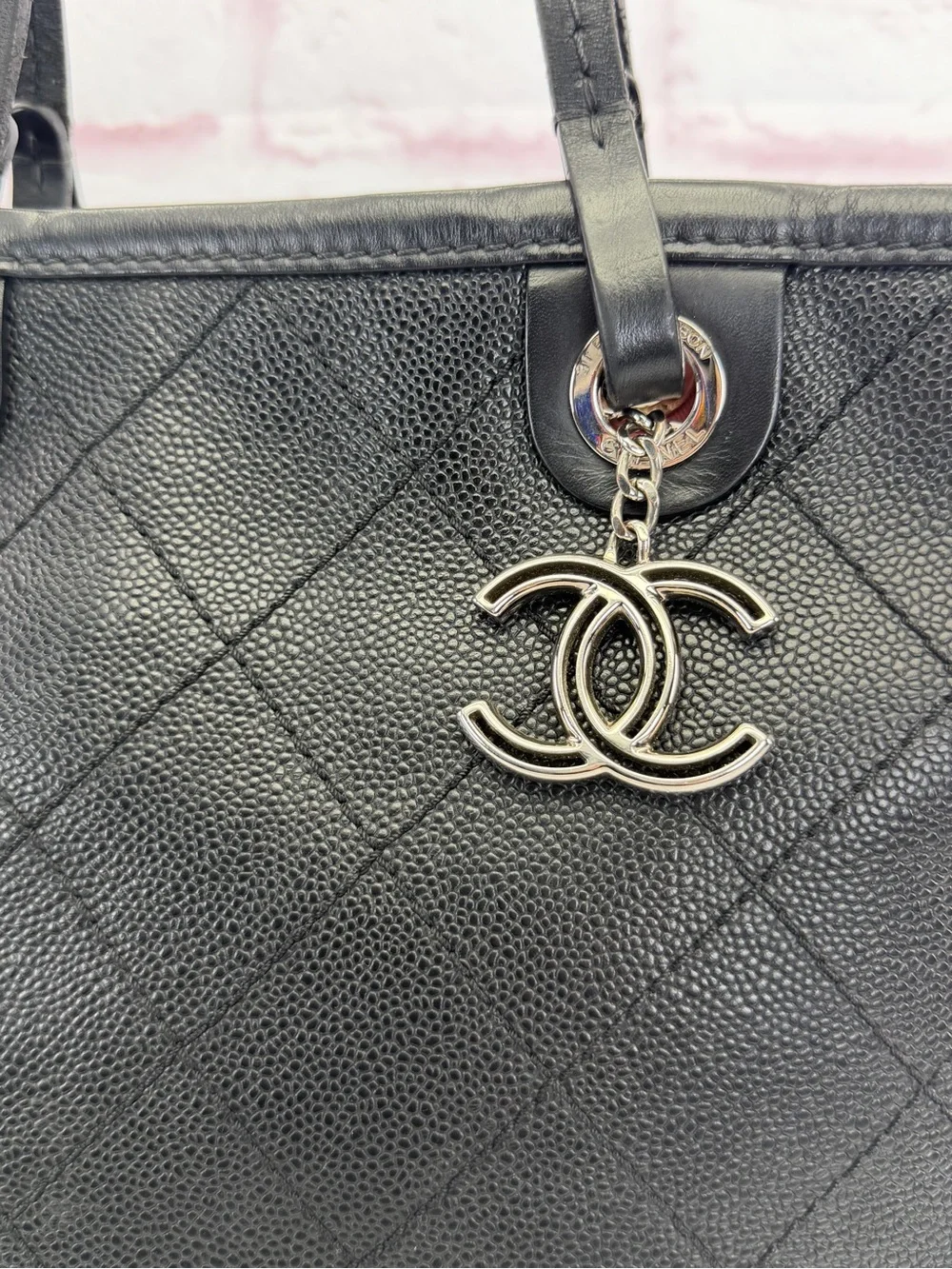 Chanel Caviar Quilted Shopping Fever Tote - Picture 2 of 16